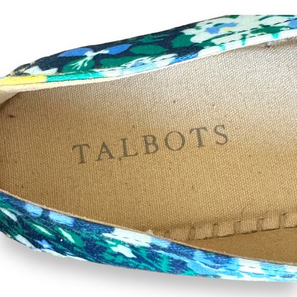 Talbot Izzy Knot Slip On Flat Espadrille Butterfly Garden Sateen Women's Size 8M - Picture 11 of 12